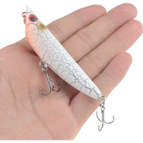 1pcs Popper Fishing Lures Wobblers 8cm 8.5g Topwater Artificial Crankbait plastic Hard Bait Bass Carp Pike Fishing Tackle