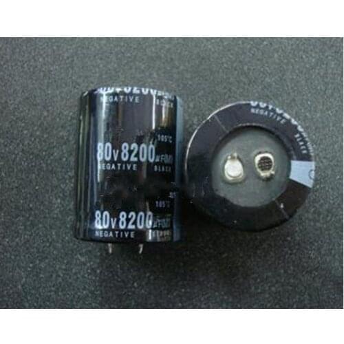 10pcs-2pcs 80V8200UF Electrolytic Capacitor 8200uF 80V 35*45mm