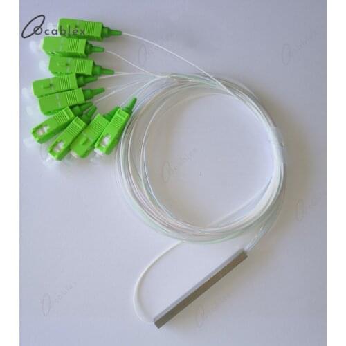 1x2 1x4 1x8 1x16 1x32 SC APC Fiber Optic Plc Splitter Steel Tube Cable 2 Way 4way 8 Way 16 Way Optical PLC Splitter