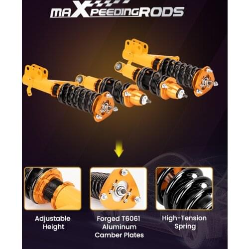 4pcs Assembly Coilover Kits for Honda Element 2003-2011 Adj. Height Shock Absorbers 2 pieces front + 2 pieces rear