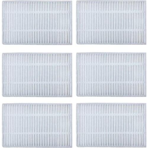 6pcs/lot Robot Vacuum Cleaner HEPA Filter for RV-R650S RV R650S Robotic Vacuum Cleaner Spare Parts Accessories Replacement