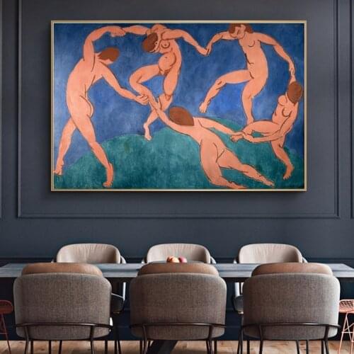 The Dance by Henri Matisse Abstract Canvas Paintings On the Wall Art Posters And Prints Fauvism Art Pictures For Living Room