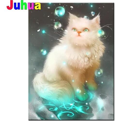 Diamond painting Green Maine cat full square Drill animal diamond embroidery,diamond mosaic picture rhinestone decoration puzzle