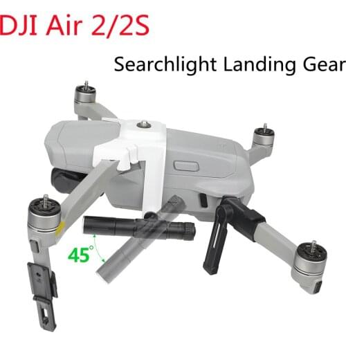 DJI Mavic Air 2 Flashlight Landing Gear with Adjustable Angle Night Light Extensions Set for DJI Mavic Air 2 Drone Accessories