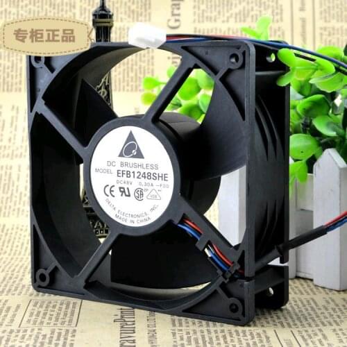 FOR Delta EFB 1248SHE-F00 48V0.30A12038 12cm Speed Measuring and Cooling Fan