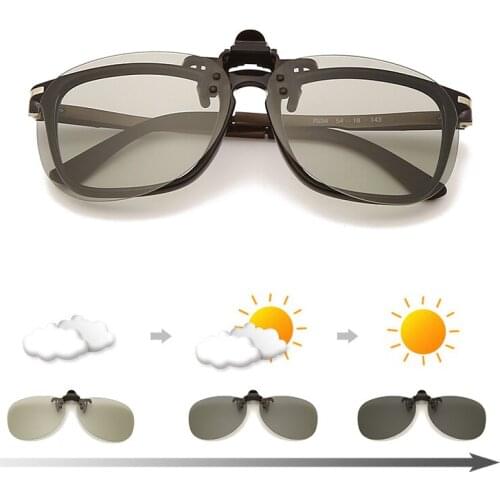 Women Men Clip on Flip up Polarized Lens For Prescription Glasses UV400 Driving Sunglasses Over Eyeglasses gafas de sol