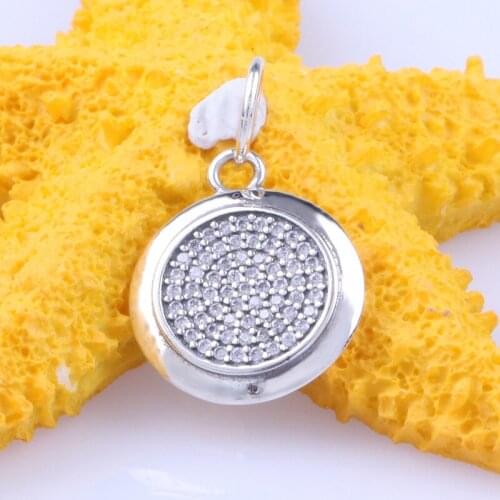 S925 sterling silver classic pendant necklace women new style hearts and arrows zircon pendant women