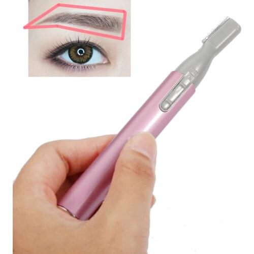 ELECOOL 1PC Mini Portable Electric Eyebrow Trimmer Body Shaver Razor Epilator Hair Remover For Women Ladies Beauty Tool