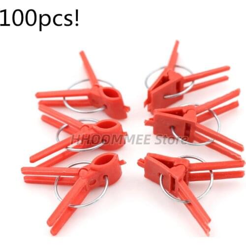 Hot sale 100pcs Garden Vegetable Flower Tomato Vine Bushes Plants Durable Plastic Grafting Clips