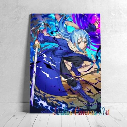 Canvas Anime Got Reincarnated as a Slime Pictures Home Decoration Paintings Poster HD Prints Wall Art Modular Living Room Framed