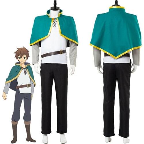 KonoSuba: God Blessing on This Wonderful World! Kazuma Satou Cosplay Costume Shoes Anime Kono Subarashii Sekai Ni Shukufuku