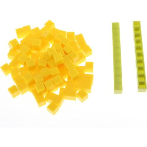 Pack of 121 Educational Gifts Interlocking Base Ten Maths Skills Teaching