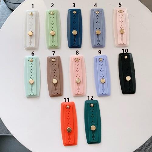 Wrist cute Band Hand Band Finger Grip Mobile Phone Holder Stand Push Pull Car Phone Socket Holder For smartphone