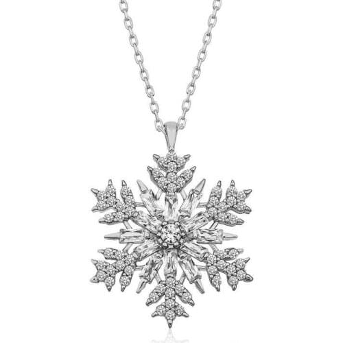 Tevuli 925 Sterling Silver Snowflake Pendant