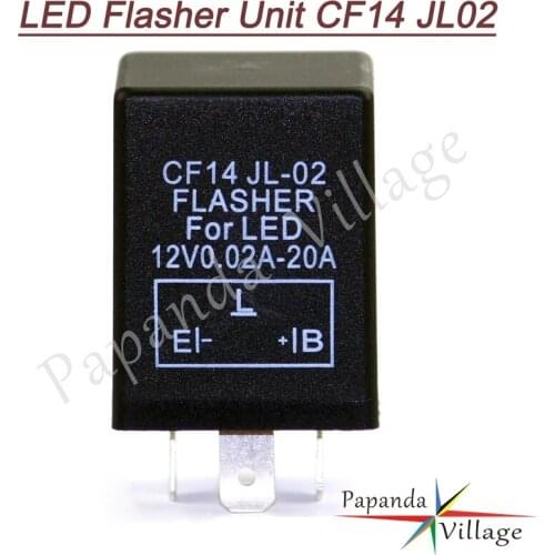 12V Universal Motorcycle Accessories LED Flasher Blinker Relay Switch Car 3Pin CF-14 JL-02 Turn Signal Hyper Flash Blinking Lamp