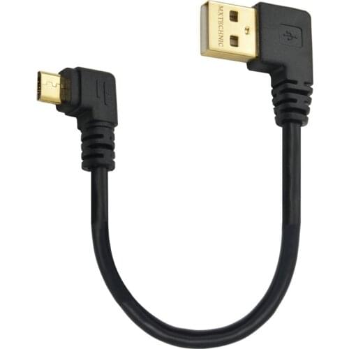 Usb 2.0 Wire Connecting Short Left Angle Right Angle Phone Charger Micro Usb Power Cable Usb 90 Degree Micro Charging Cable