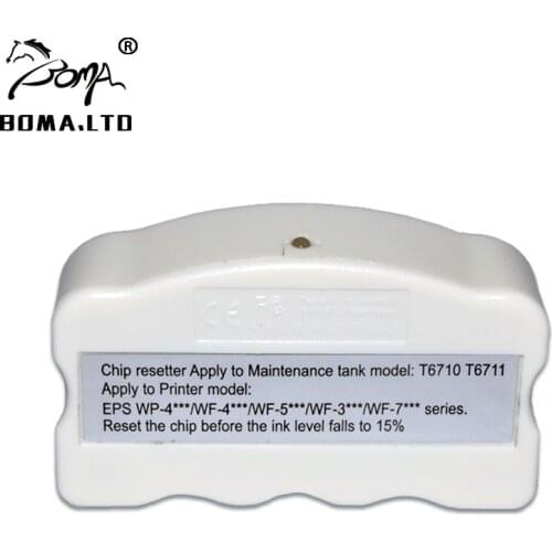 T6710 T6711 Waste Ink/Maintenance Tank Chip Resetter For EPSON WF WP 4010/4020/4023/WP-4090 4521 4531 4535 4533 4540 Printer
