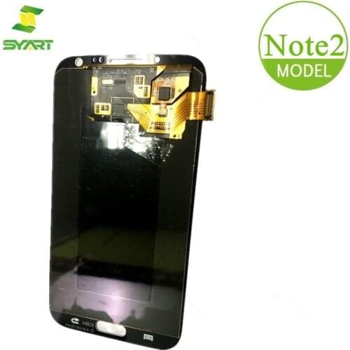 For Samsung Galaxy Note 2 LCD Super AMOLED LCDs Display Touch Screen Digitizer Assembly + Tools For Note2 N7100 N7105 LCD Screen