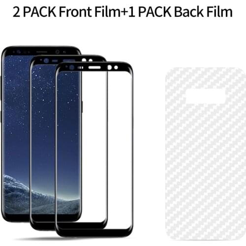 2 Pcs/lot For Samsung Galaxy Note 8 Soft Full Curved Screen Protector Film For Samsung Note 8 S8 front back film( Not Glass )