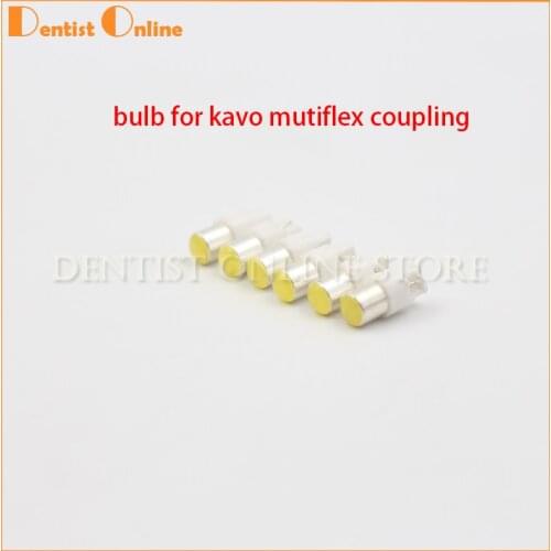 6Pcs Dental fiber optic handpiece lamp LED bulb compatible for kavo for kavo mutiflex coupling
