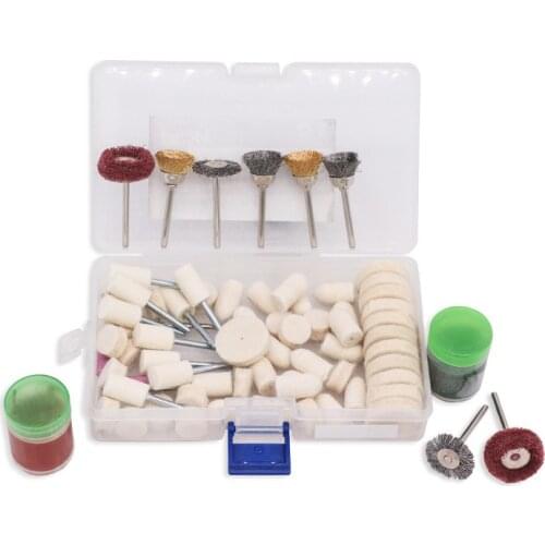 Felt Polishing Wheels Dremel Accessories Fits For Dremel Rotary Tools Dremel Tools Small 73Pcs/Set