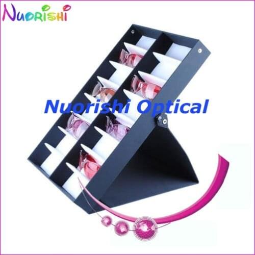Free shipping Q209-16S sunglasses display box sunglasses display tray holiding 16 pcs of sunglasses