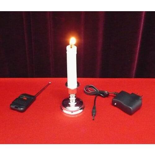Free Shipping Remote Control Candle Stage Magic Tricks Magic Props Accessories Illusions Mentalism Mind Magic Magician candle