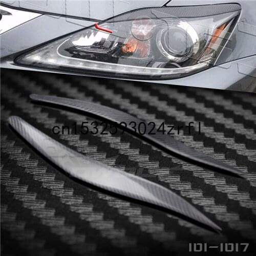 For LEXUS IS250 IS300 2006-12 Modification Carbon Fiber Headlamp Eyebrow Car Accessories