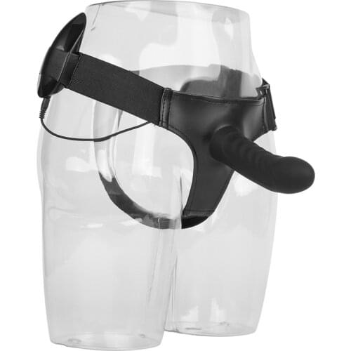 Erotic Strapon Dildo Vibrator Silicone Hollow Strap on Penis Harness Lesbian Panties Dick Adult Sex Toys for Couples Men Woman