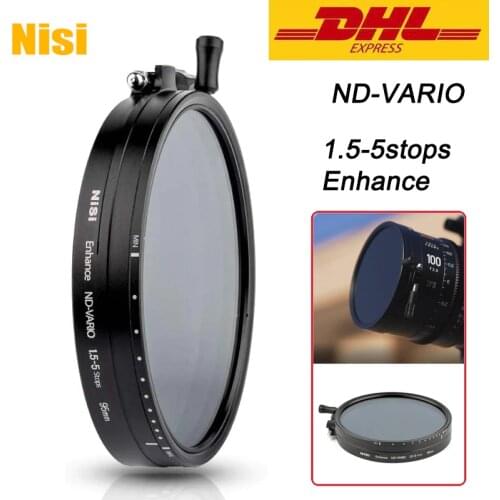 NISI ND-VARIO 1.5-5 stops Enhanced 95 110 114 mm Camera Lens Filter For Video Photography 95mm 110mm 114mm 1.5-5stops Filter