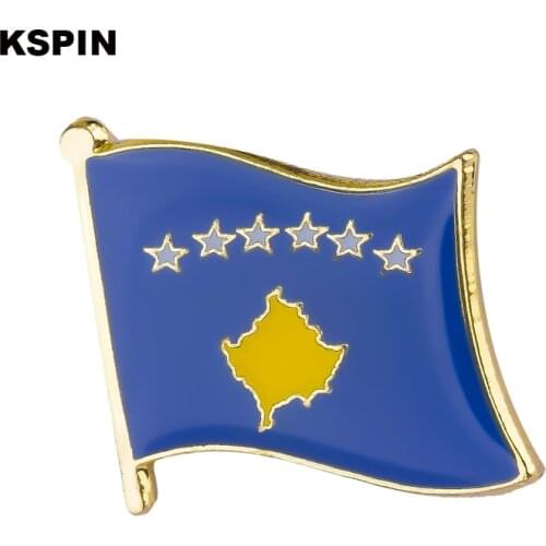 KOSOVO flag pin lapel pin badge 10pcs a lot Brooch Icons KS-0243
