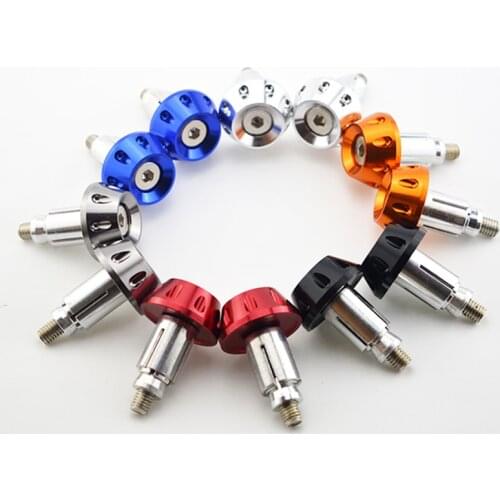 One Pair 7/8" 22mm Motorcycle Handlebar Grips Bar End Plug for Honda Kawasaki Suzuki Yamaha Ducati Aprilia Sport Street Bike