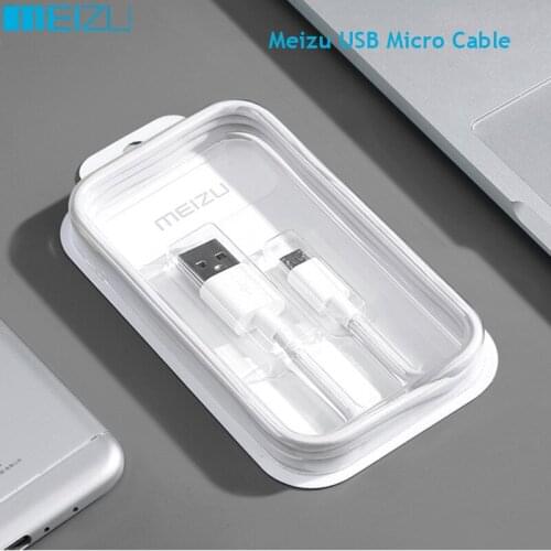 Original Mei zu 2A Fast charge Micro Cable For Meizu M5s M6s M5 M6 M3 M2 Note MX5 MX4 U10 U20 E2 Micro USB Cable 100CM Data Line