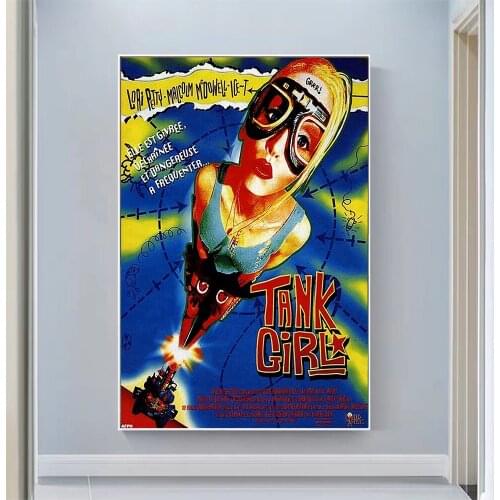 CP1178 Tank Girl Classic Hot Movie Print Silk Fabric Poster Indoor Wall Art Decor Gift