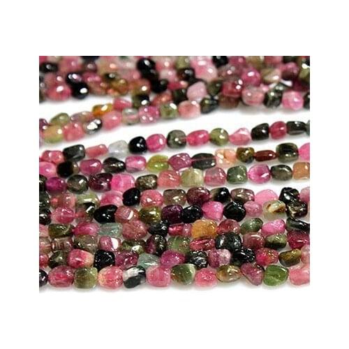 Lembeh semi - loose beads wholesale DIY loose beads natural tourmaline unshaped 40cm bright colors
