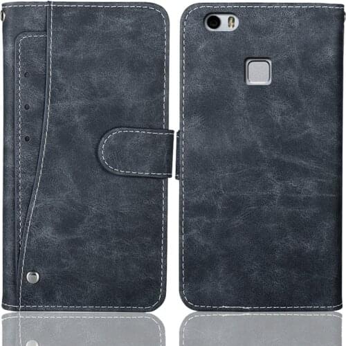 Luxury Wallet SANTIN ACE PRO Case 5.5" Vintage Flip Leather Phone Case Business Bag Protective Cover With Front Card Slots