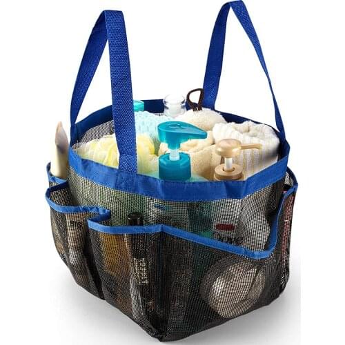 New Basedidea Mesh Shower Bag Quick Dry Shower Tote Bag Bathroom Shower Organizer for Containing Toiletries