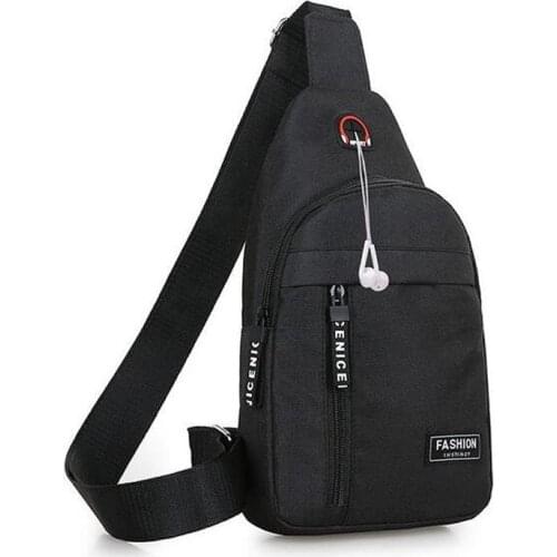 Fashion Men Shoulder Bags Nylon Waist Packs Sling Bag Crossbody Outdoor Sport Shoulder Chest Daily Picnic Canvas Messenger Bag