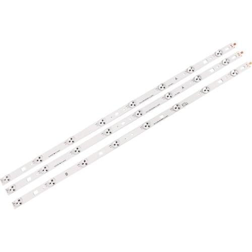 3pcs x LED Backlight Strip for Sony 32"TV for SAMSUNG_2014_SONY_DIRECT_FIJL_32V_A3228_8LEDs_REV1.2_140404 8-LEDs 612mm