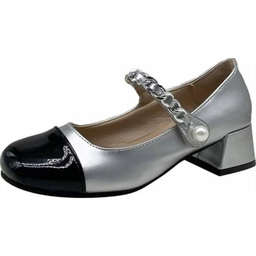 Lolita Shoes Women Japanese Mary Jane Shoes Women Vintage Girls Students JK Uniform High Heel Platform Shoes Cosplay