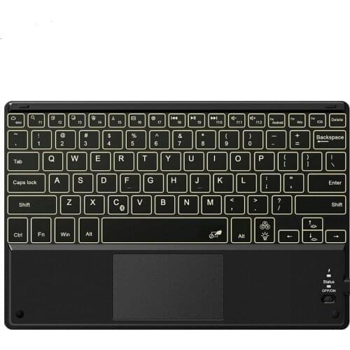 Ultra-Slim 7 Colors Backlit Wireless Bluetooth Keyboard Compatible with Samsung Galaxy Tab A 10.1/9.7/10.5,Galaxy Tab E 9.6/8.0
