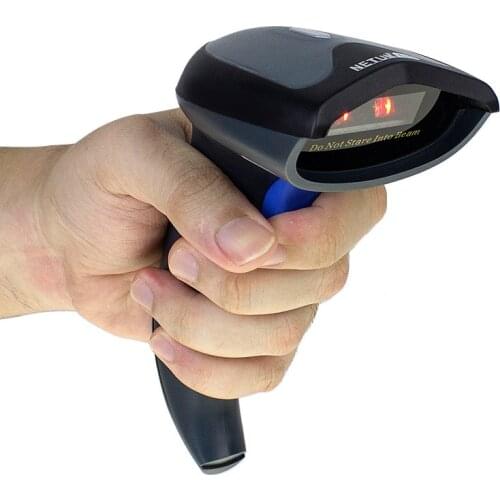 W3 Red Light CCD Barcode Gun Mobile Phone Collection One-dimensional Scanner Supermarket Cashier Handheld Wired Scanner