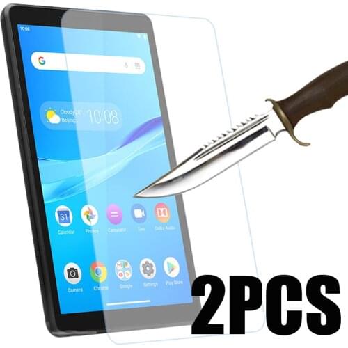 2PCS glass screen protector for Lenovo tab M7 TB-7305 M8 HD/FHD TB-8505 M10 TB-X605 2019 7'' 8'' 10.1'' tablet protective film