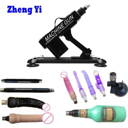 Zheng YI Automatic Updated Sex Machine With 6 Different Size Balls Dildos Love Machine Gun Sex Toys Woman Sex Products