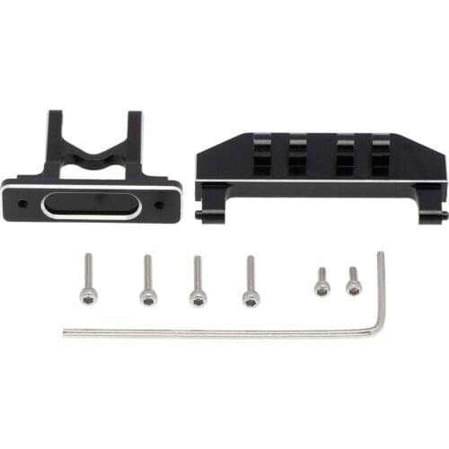 1 set Metal Aluminum alloy RC Car Rear Body Shell Mount Support with Tool for 1/24 Crawler Axial SCX24 90081 Accessories