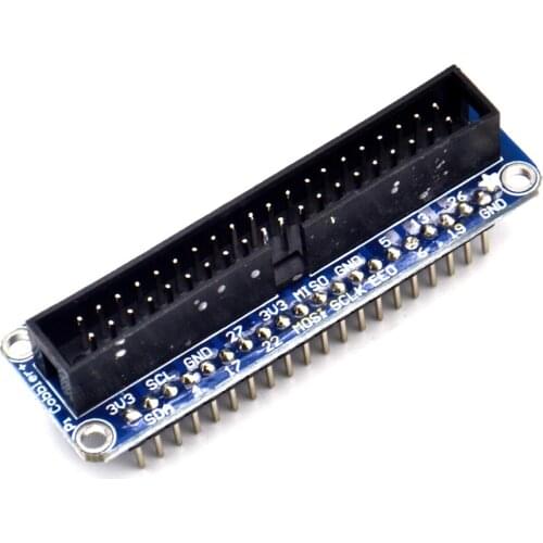 1pcs 40-pin Blue Raspberry PI GPIO Adapter Plate for Breadbroad