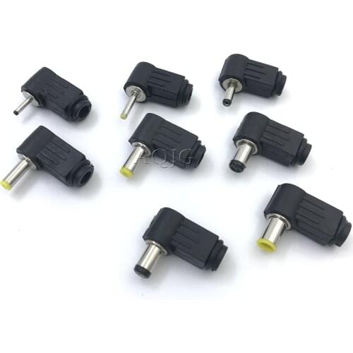 1Pcs DC plug 90 degree elbow 5.5*2.1mm DC power plug wiring assembly 5.5*2.5mm welding wire type 4.8x1.7mm 4.0x1.7mm 3.5x1.35mm
