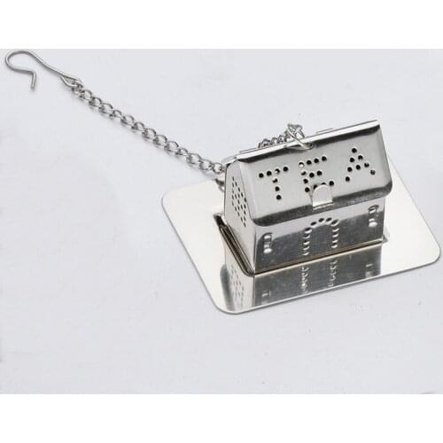 100pcs Lovely House Shape Tea Strainers Stainless Steel Tea Infusers Accessories Wedding Favors Bridal Party Gift ZA4669