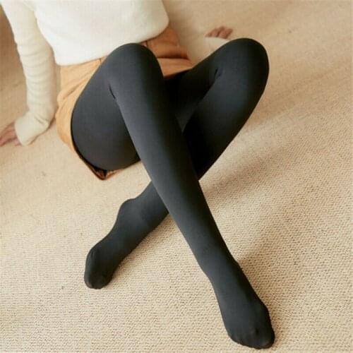 2020 Women Cashmere Tights Warm Wool Pantyhose Tights Autumn Winter Thermal Thick Tights Female Seamless Stretch Pantyhose