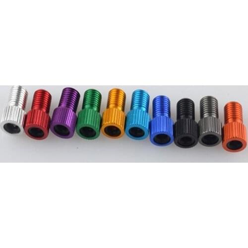 5pcs/lot Bicycle Valve Bike Aluminum Alloy French Connector Adapter Racing Bike Inner Tube Valve Stem